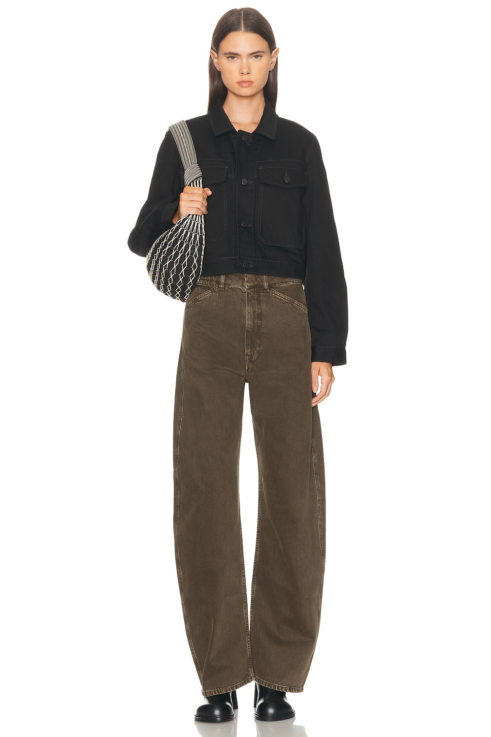 High Waisted Barrel Leg - 5