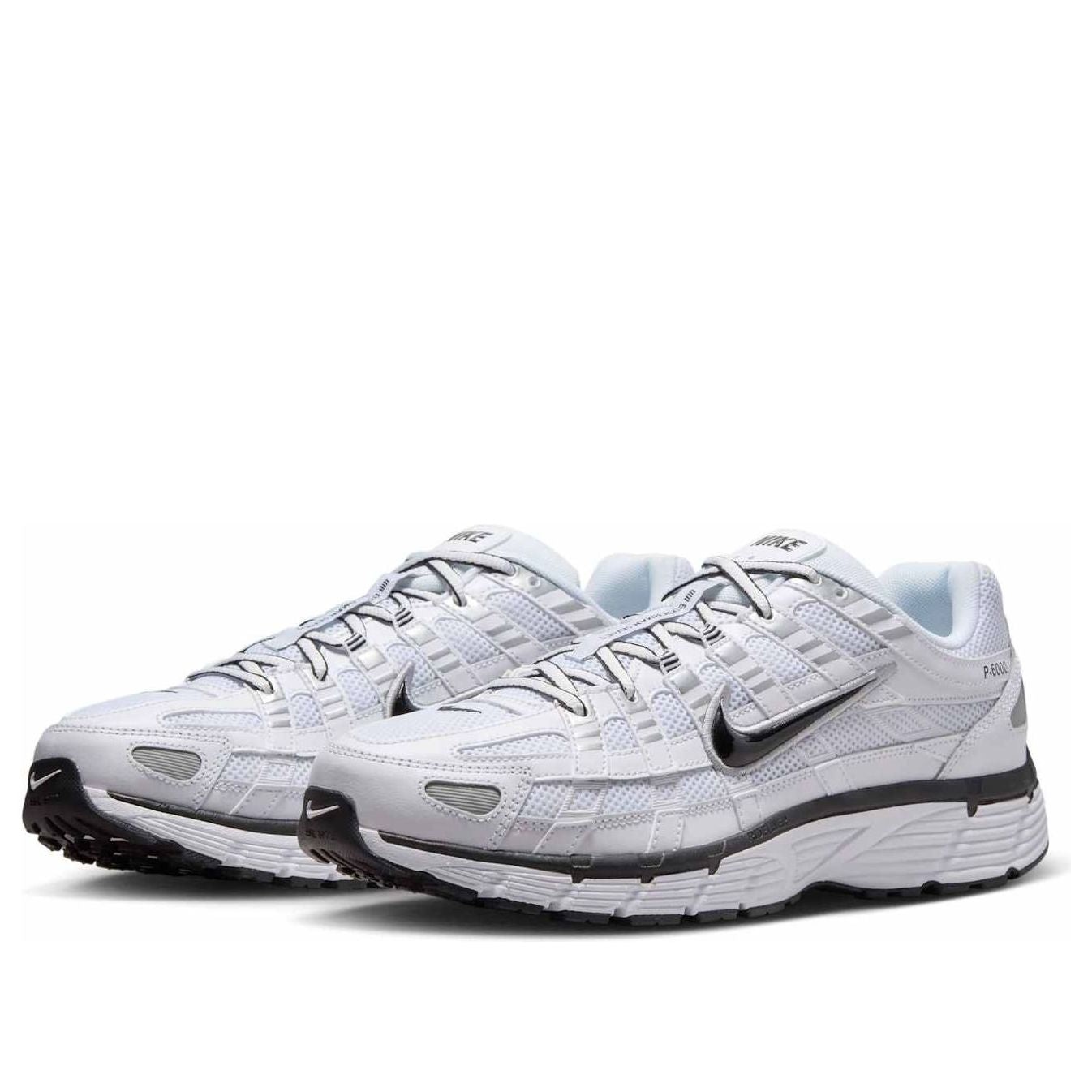 Nike P-6000 'White Metallic Silver Black' CD6404-107 - 3