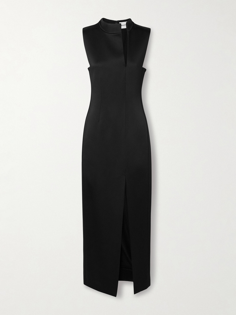 Lowen Satin-crepe Midi Dress 1