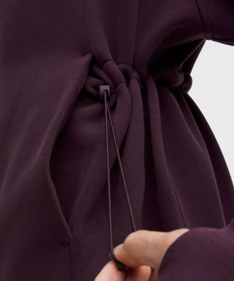 Scuba Hooded Sweatshirt Dress 6