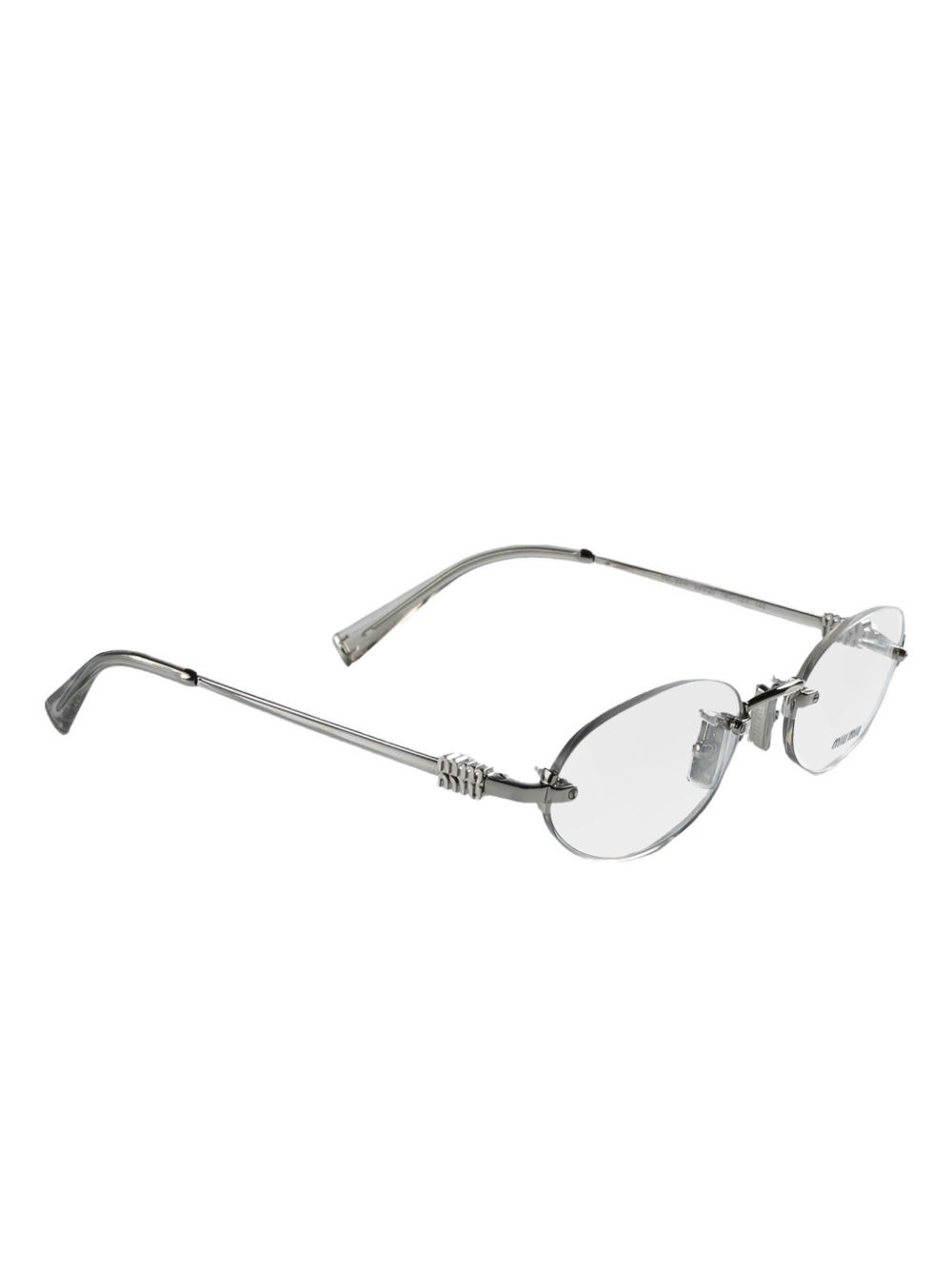 oval-frame optical glasses - 2