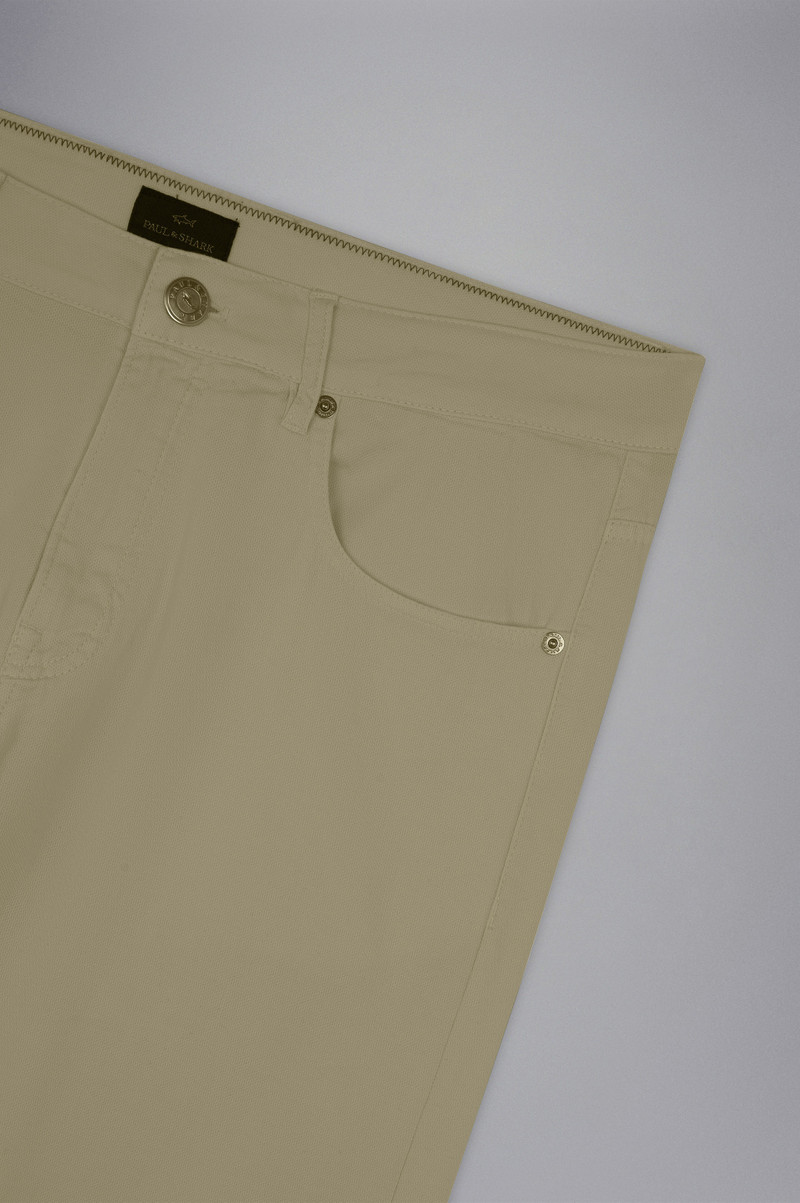 STRETCH COTTON 5 POCKETS TROUSERS 5