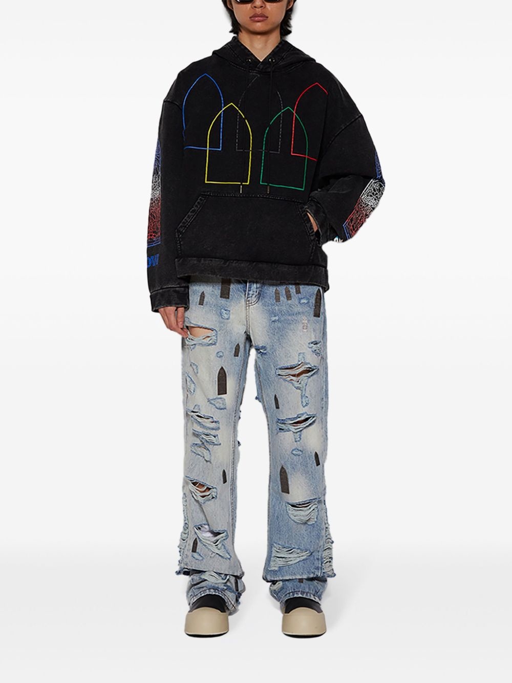 Intertwined Windows hoodie - 2