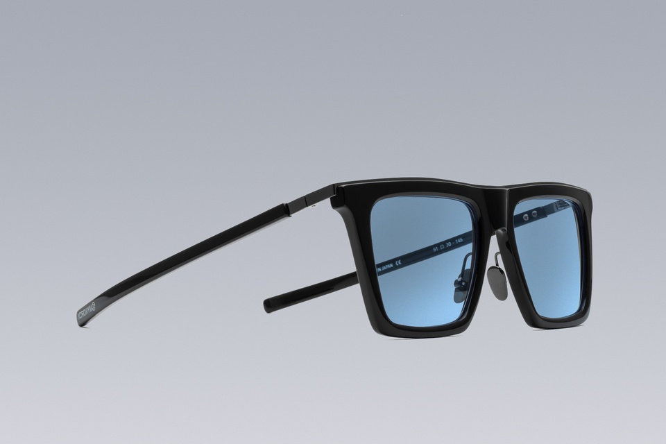 F1-T-A F1-T Sunglasses Black Palladium/BC Blue/Gray - 3