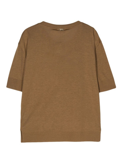 Herno fine-knit short-sleeved jumper outlook