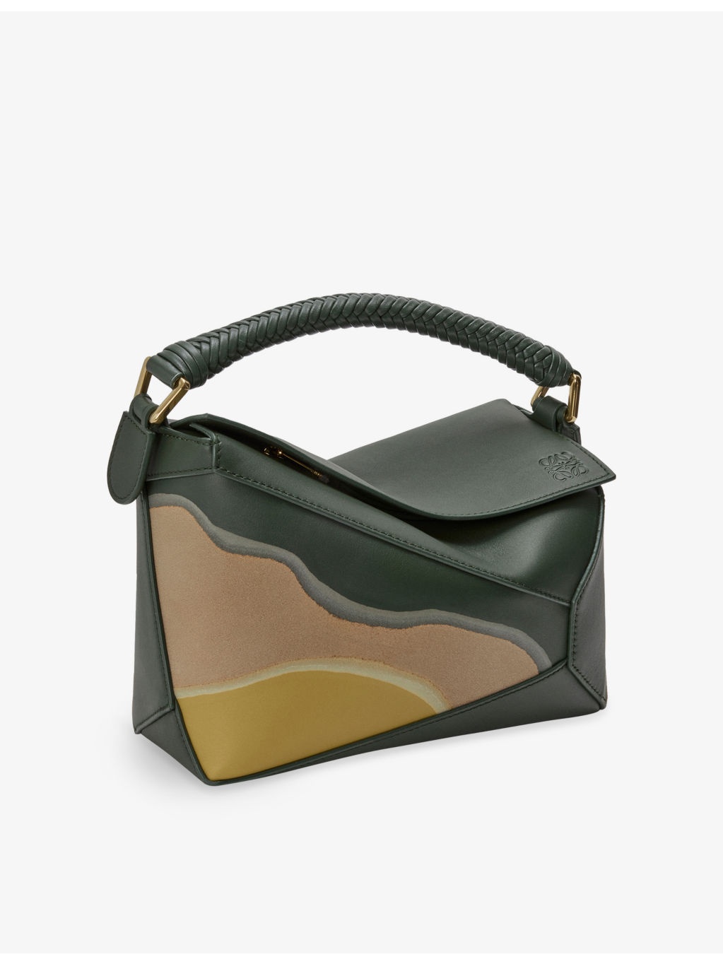 Puzzle Edge Landscape Small Leather Cross-Body Bag - 3