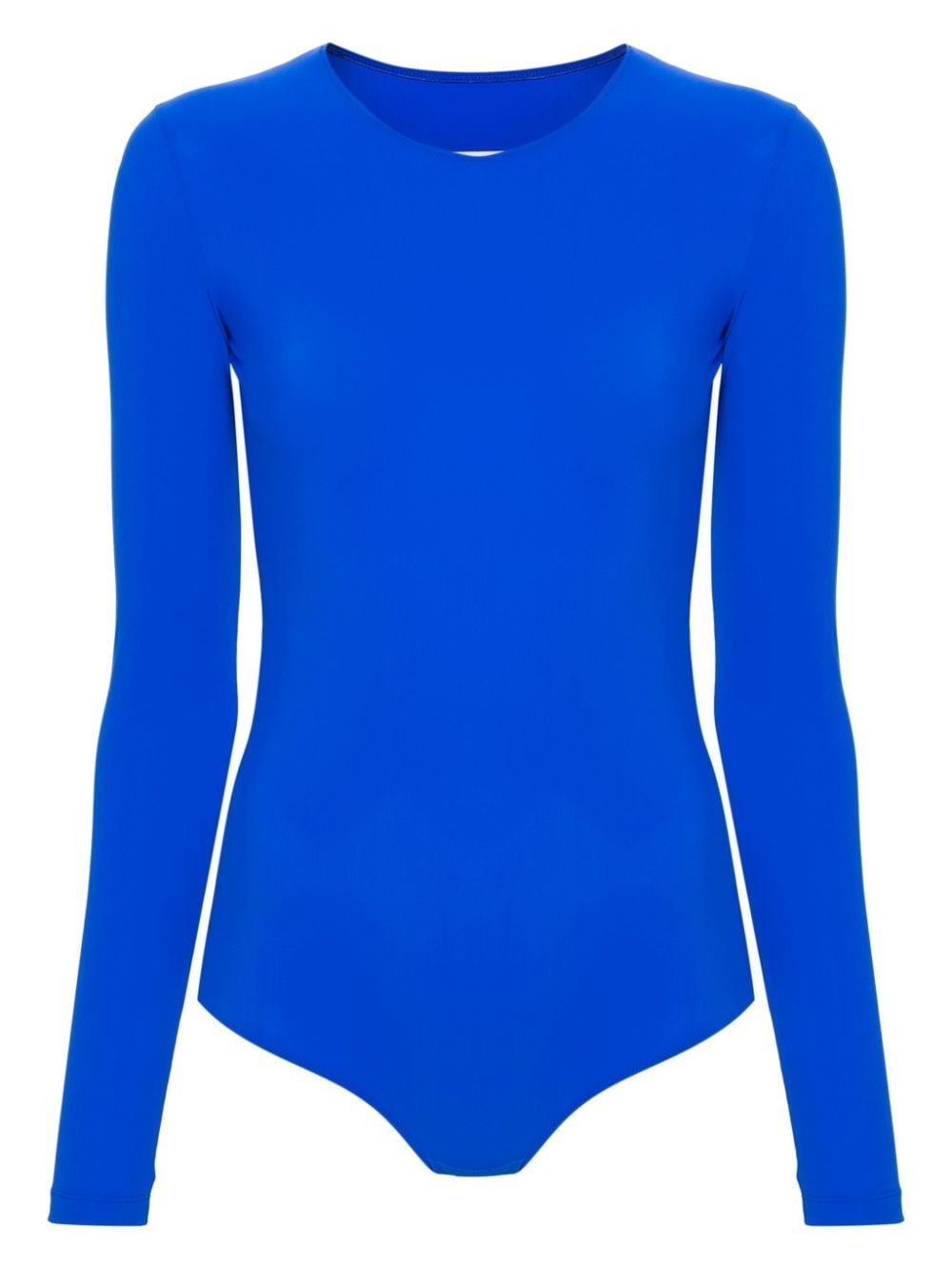 numbers-print long-sleeve bodysuit - 1