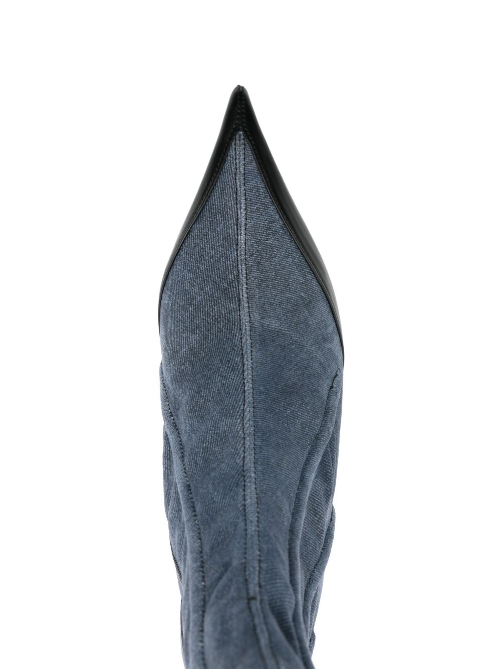 55mm boned fang ankle boots - 4