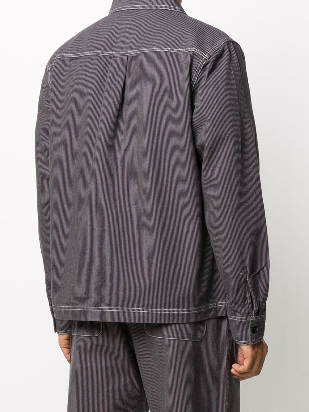 zip-through overshirt  - 4