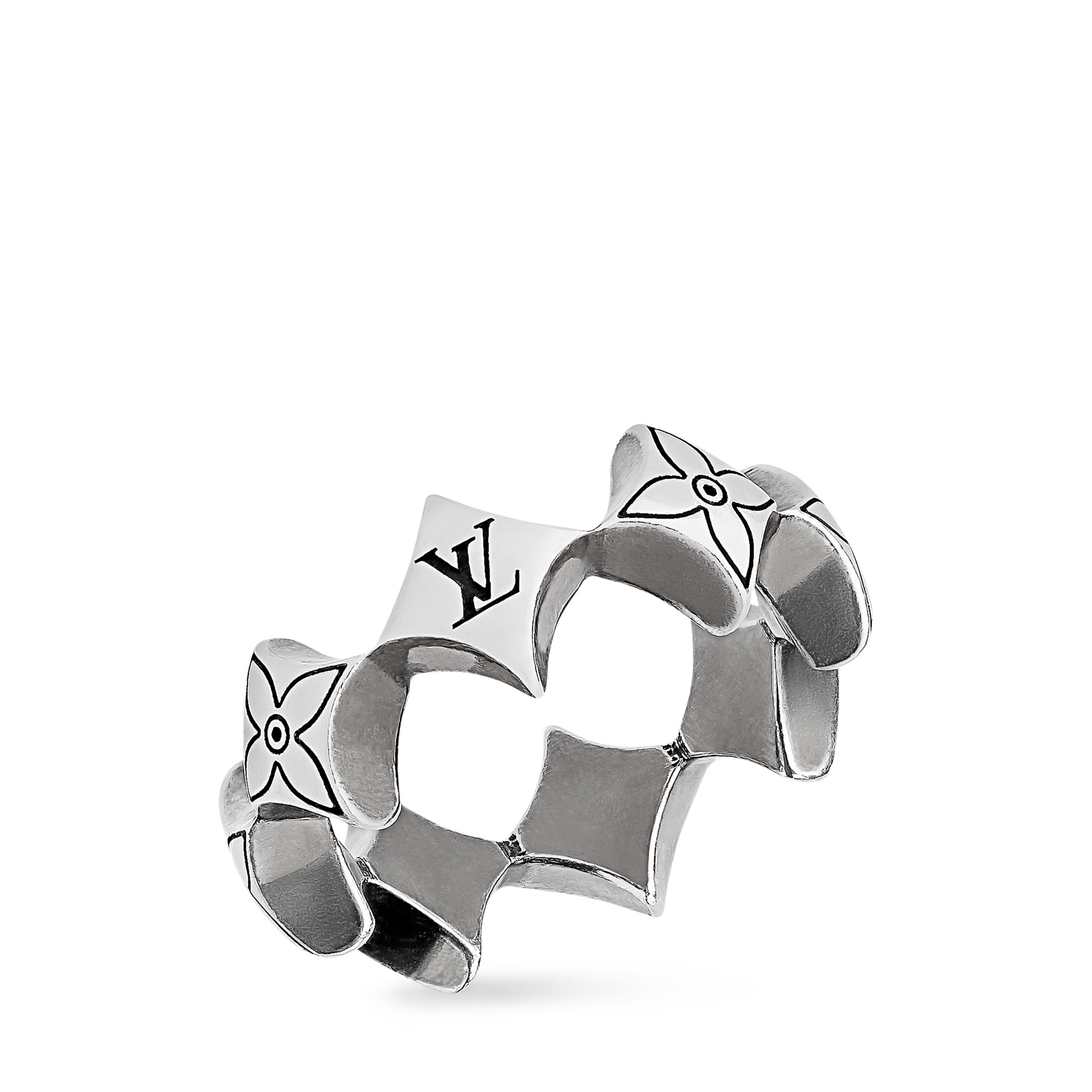 LV Spiky Flower Ring - 2