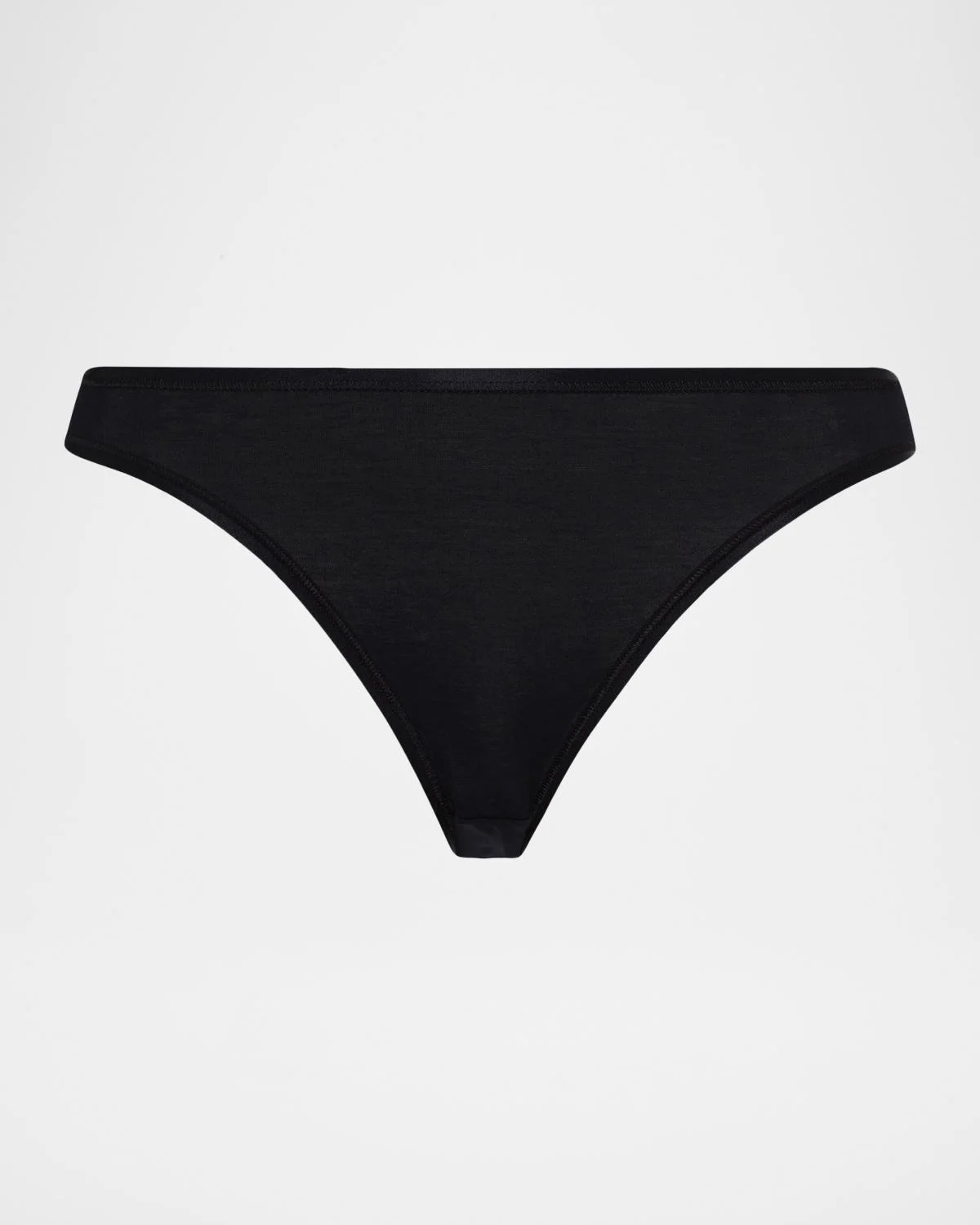 Seamless High-Cut Cotton Briefs - 1