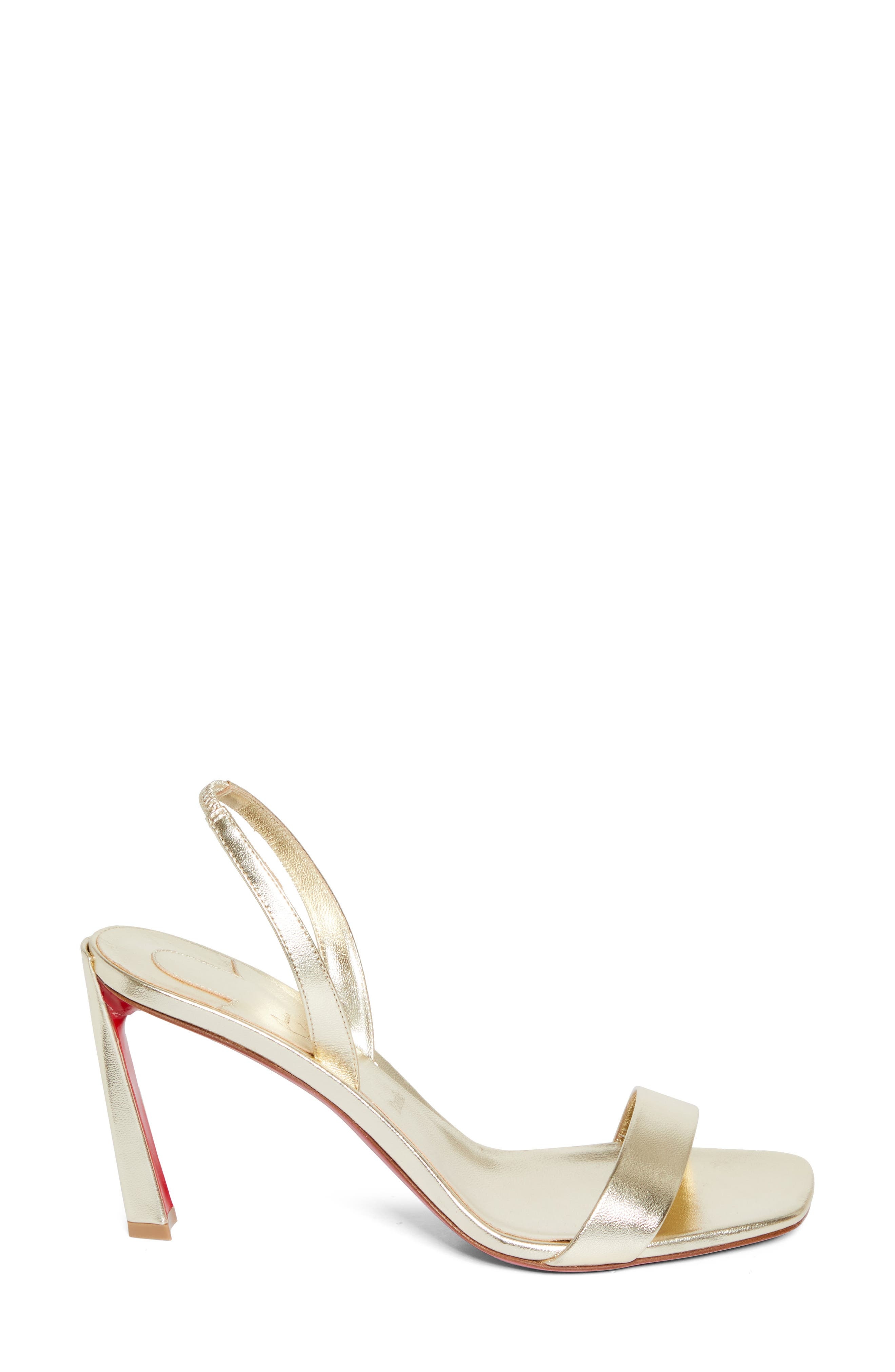 Christian Louboutin Condora Slingback Sandal in Platine at Nordstrom - 3