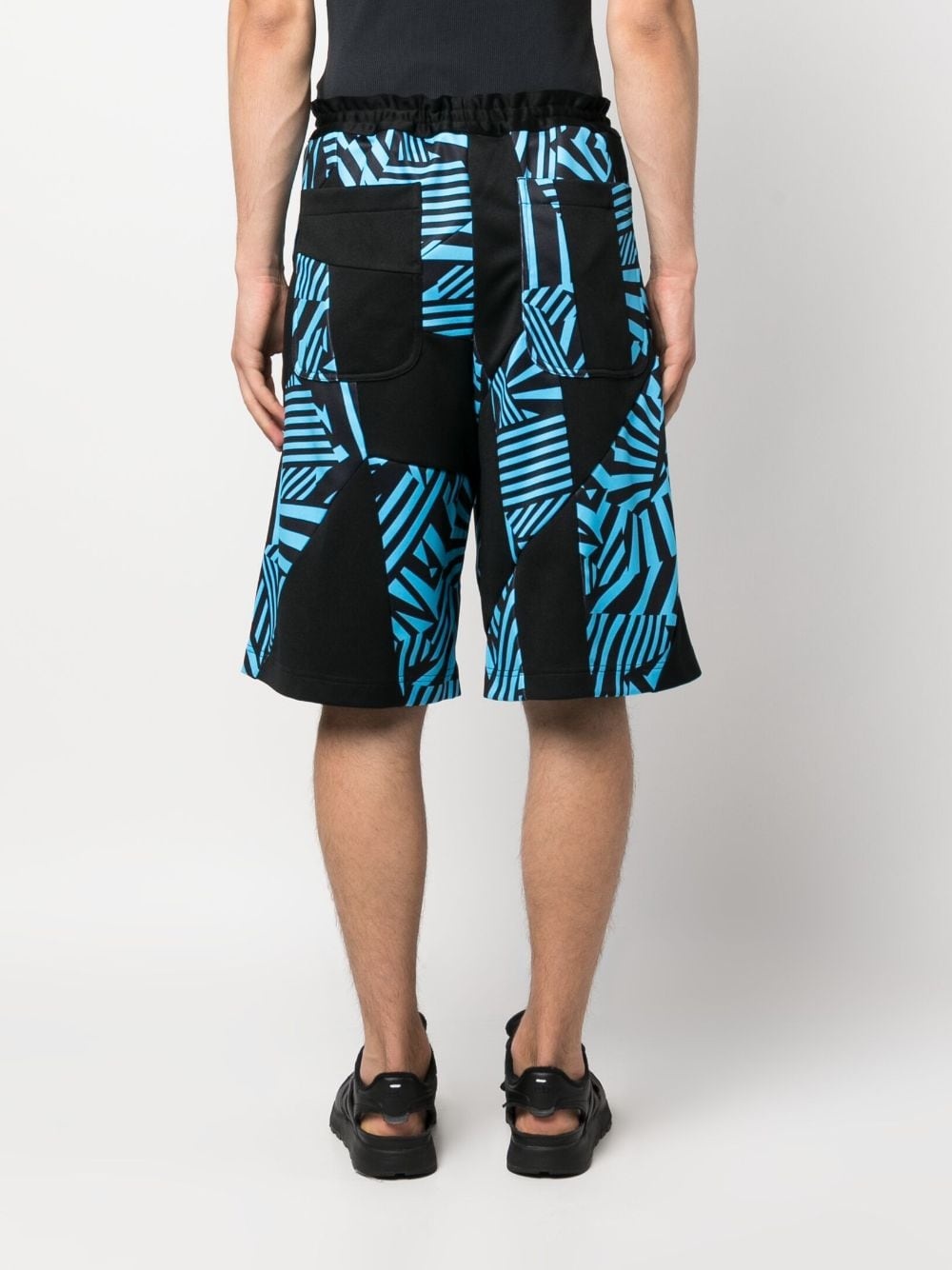 panelled-design bermuda shorts - 4