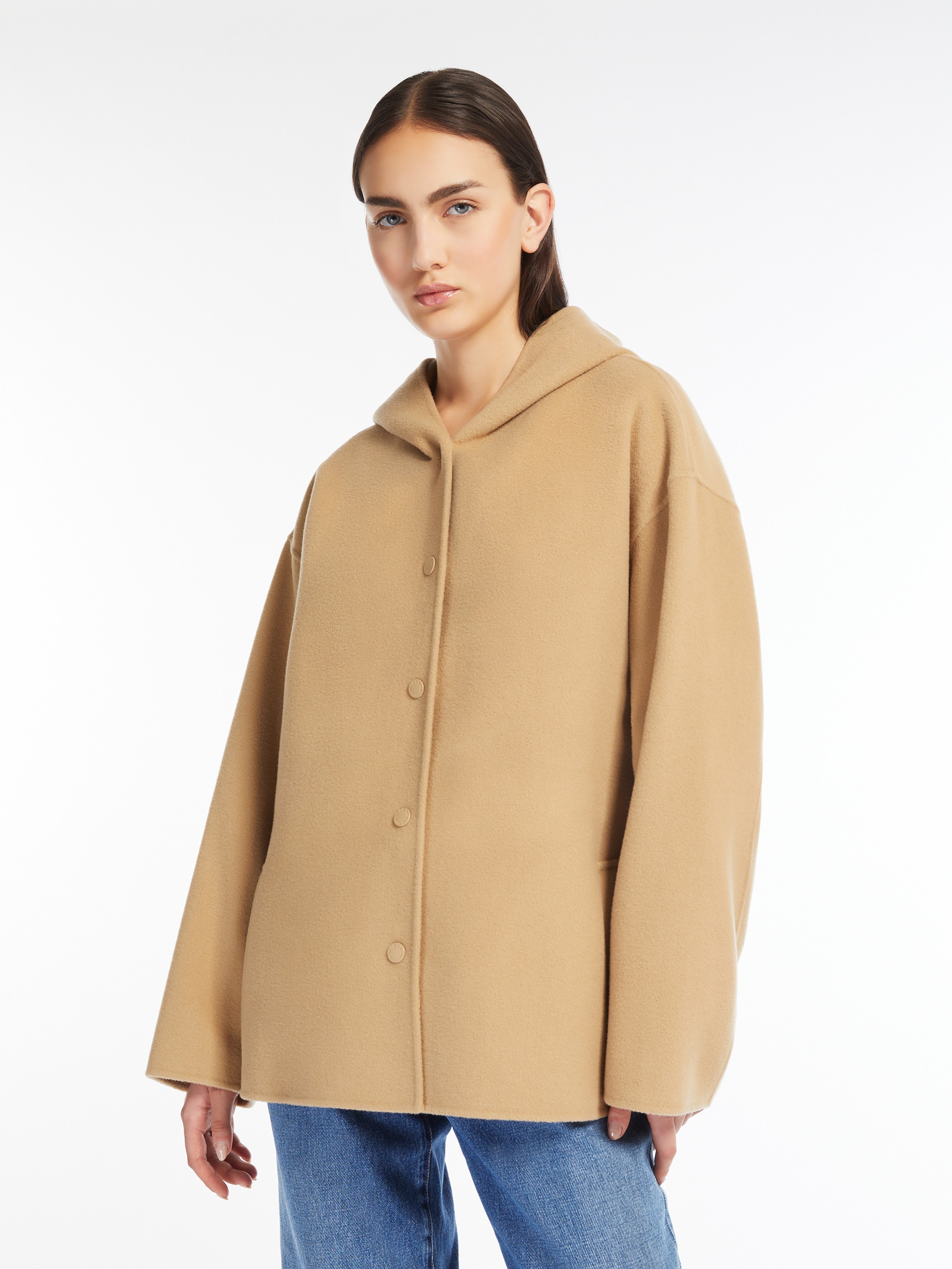 GENNAIO Hooded wool coat - 5