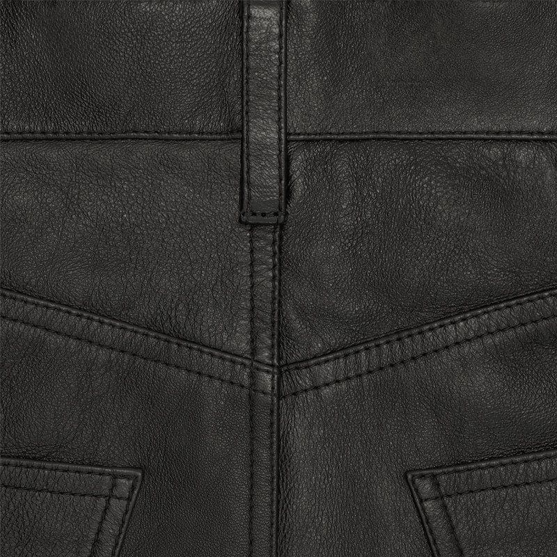 MARGARET JEANS IN LAMBSKIN LEATHER 4