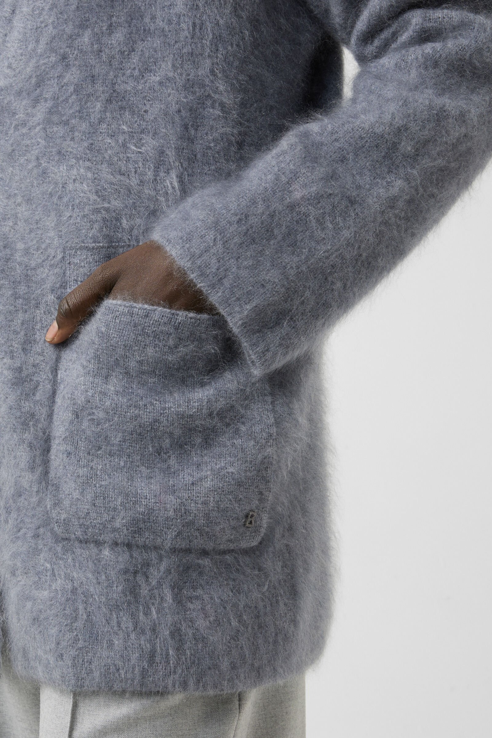 Jadie cashmere cardigan in Gray - 5