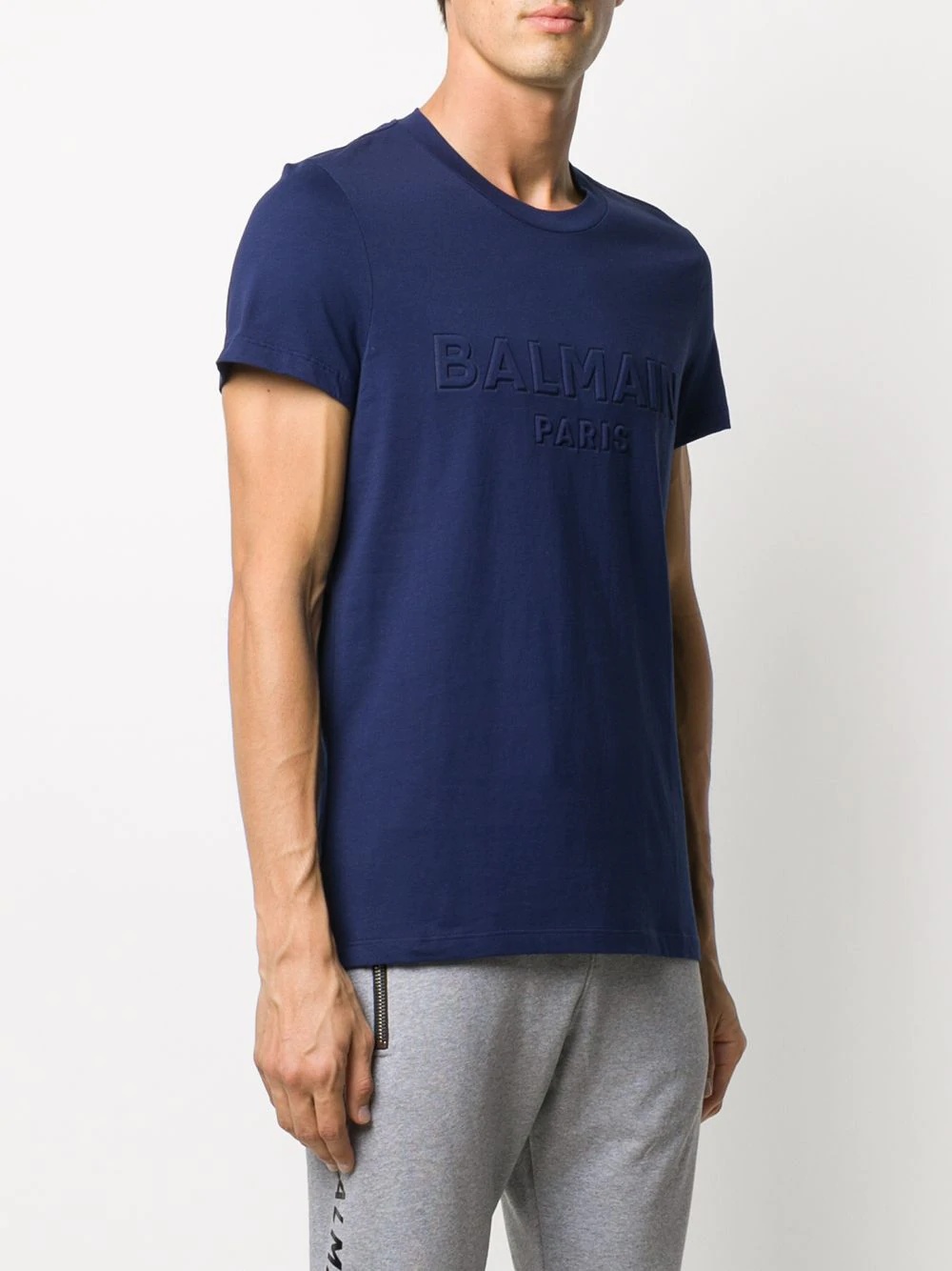 embossed logo T-shirt - 3