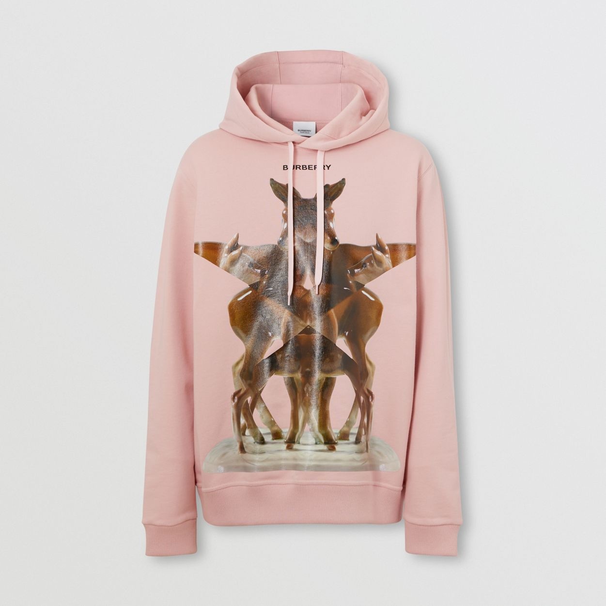 Kaleidoscope Print Cotton Hoodie - 1