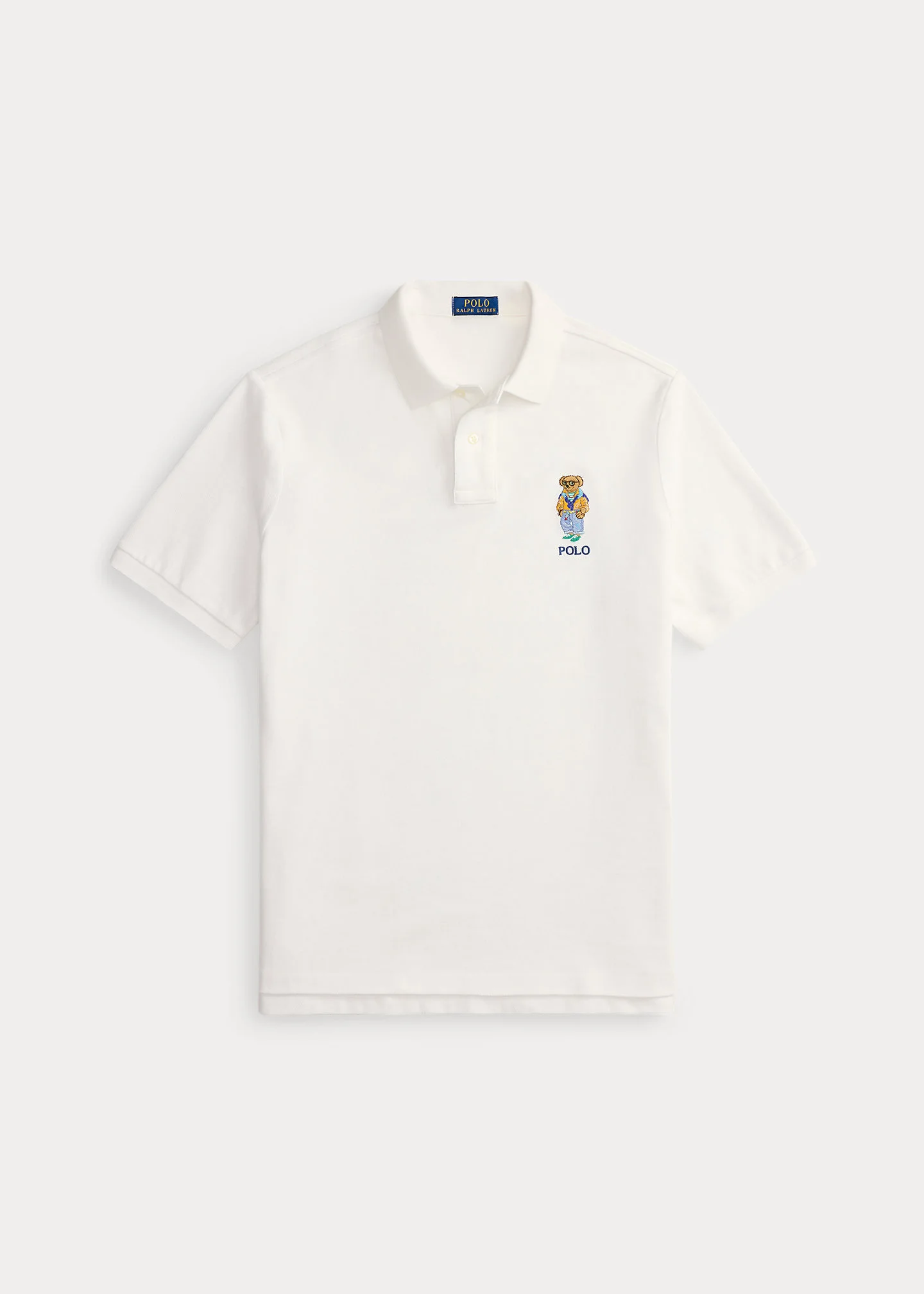 Classic Fit Polo Bear Mesh Polo Shirt - 1