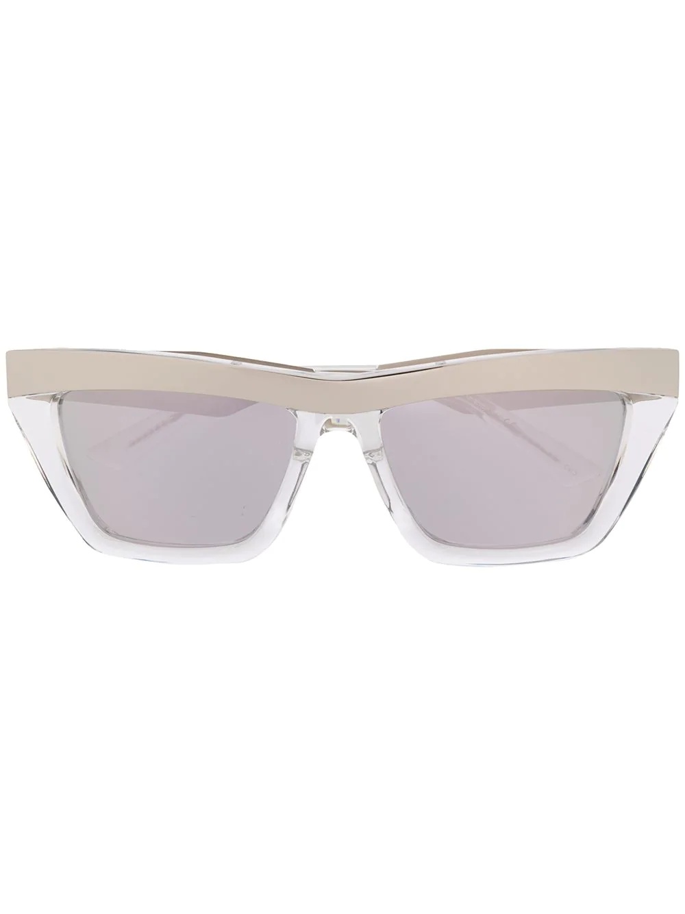 angular cat eye sunglasses - 1