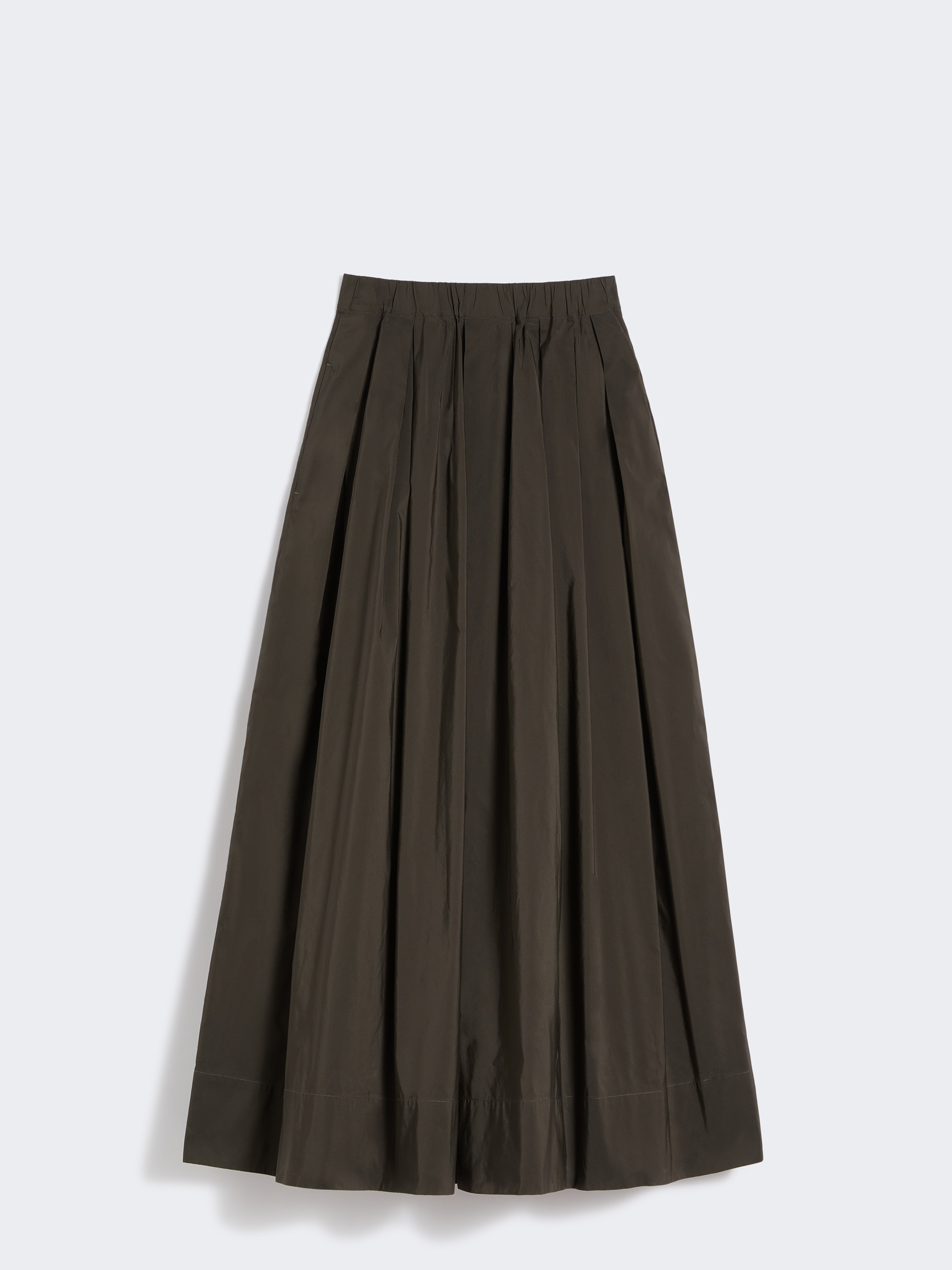 ALOE Cotton micro faille skirt - 1