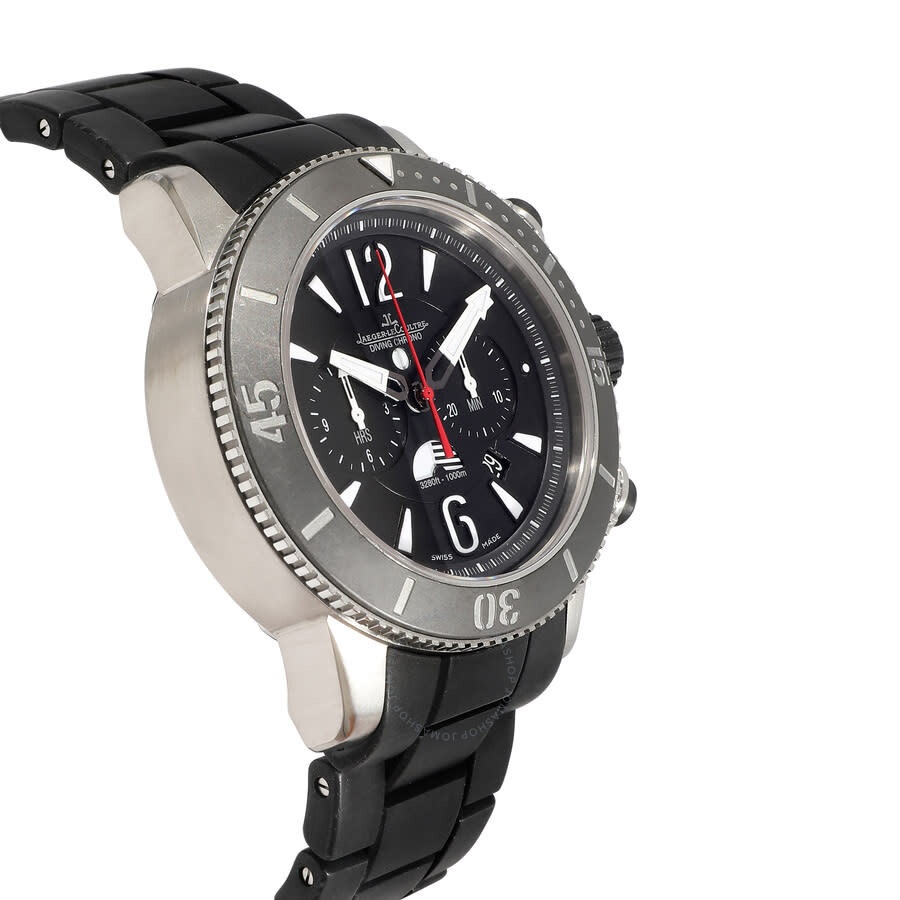 Pre-owned Jaeger LeCoultre Master Compressor Chronograph Automatic Day-Night Black Dial Men's Watch  - 3