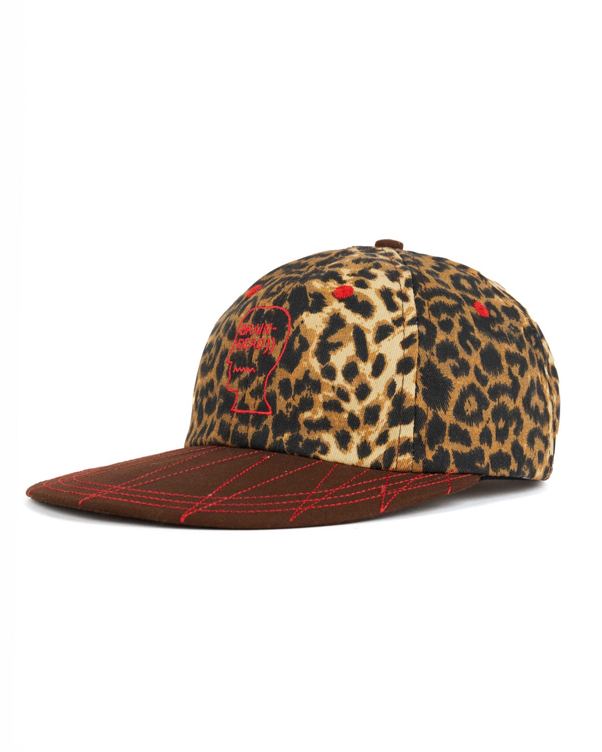 Logohead Longbrim Hat - Leopard - 2