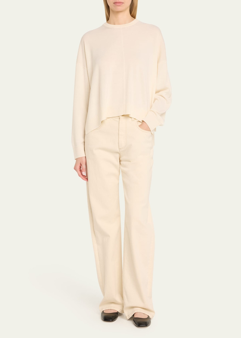 SIMKHAI Oakland Crewneck Cape Sweater outlook