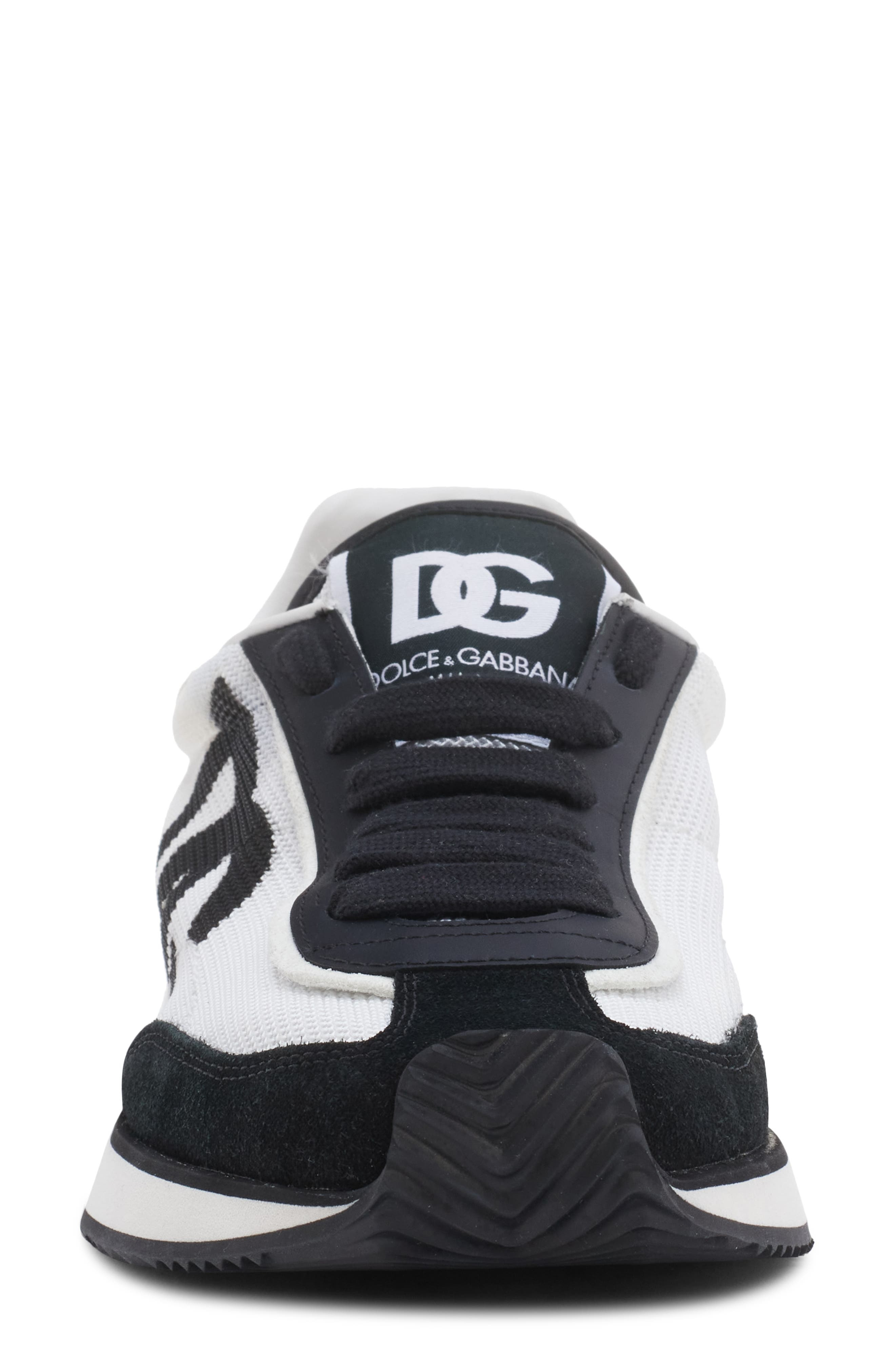 Dolce&Gabbana DG Cushion Sneaker in Bianco/Nero at Nordstrom - 4