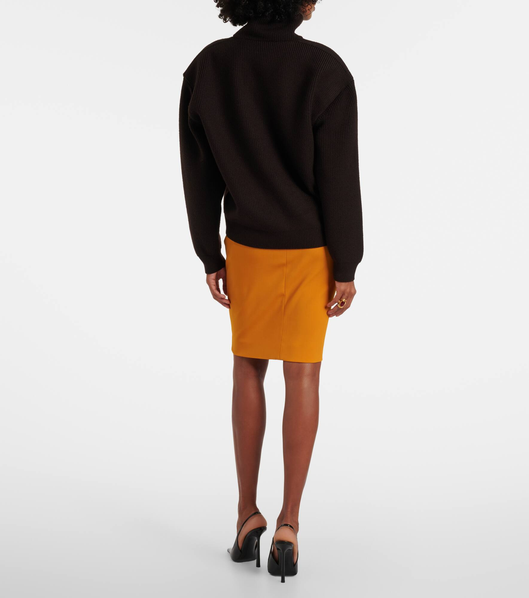 Wool turtleneck sweater - 3
