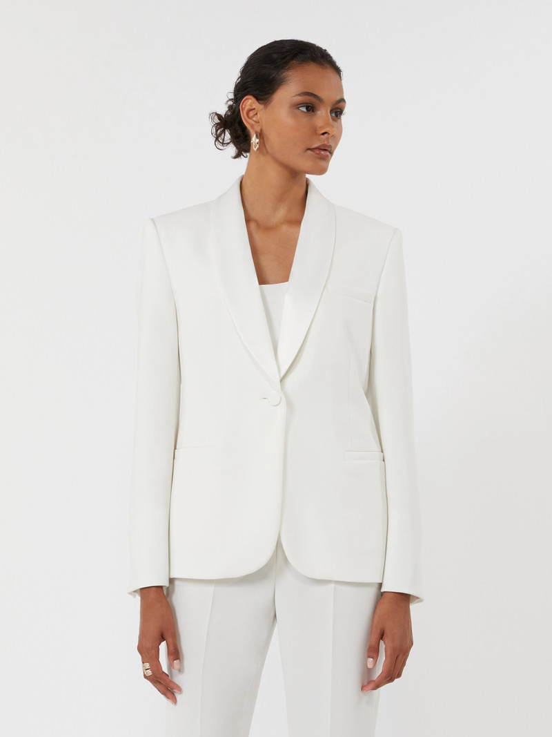 SCATOLA Cady Tuxedo jacket - WHITE 3