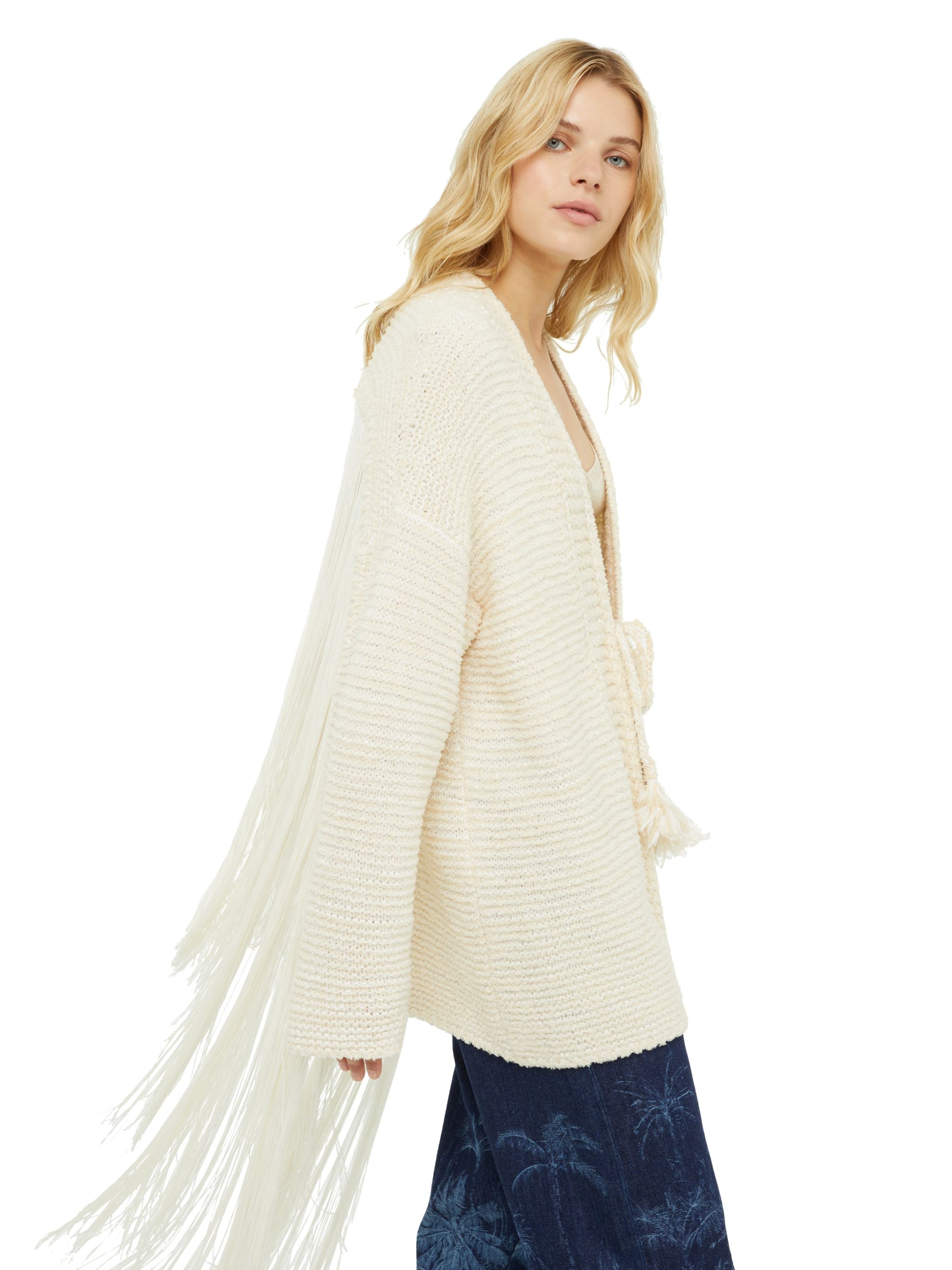 Bright Hues Fringed Cardigan - 7