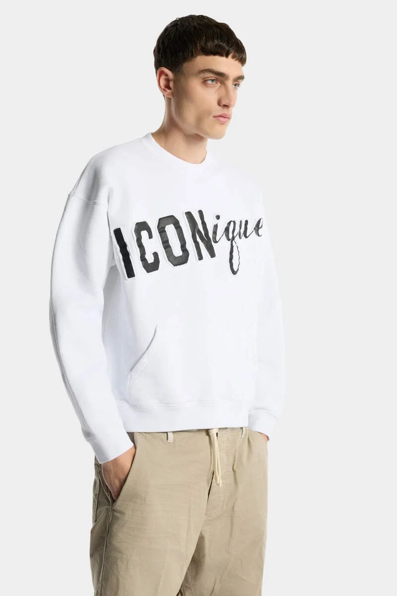ICONIQUE RELAX FIT CREWNECK - 1