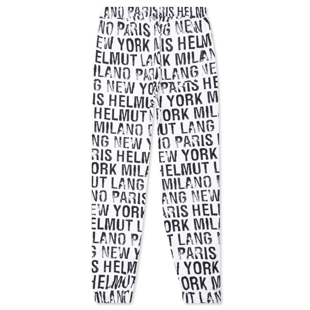 HELMUT LANG ALL OVER JOGGER - WHITE - 2