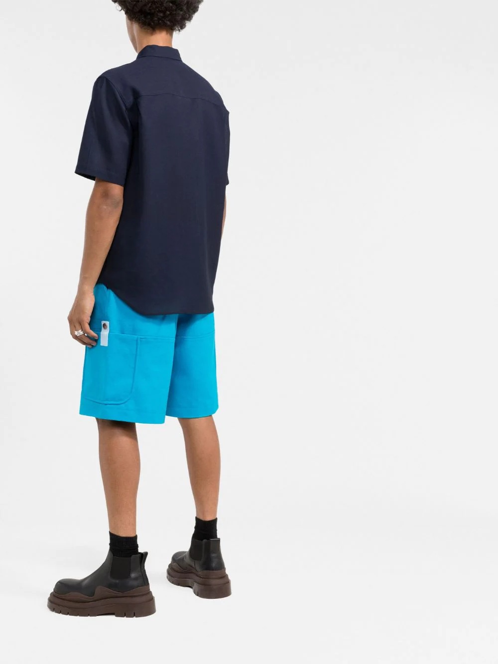 cotton cargo shorts - 4