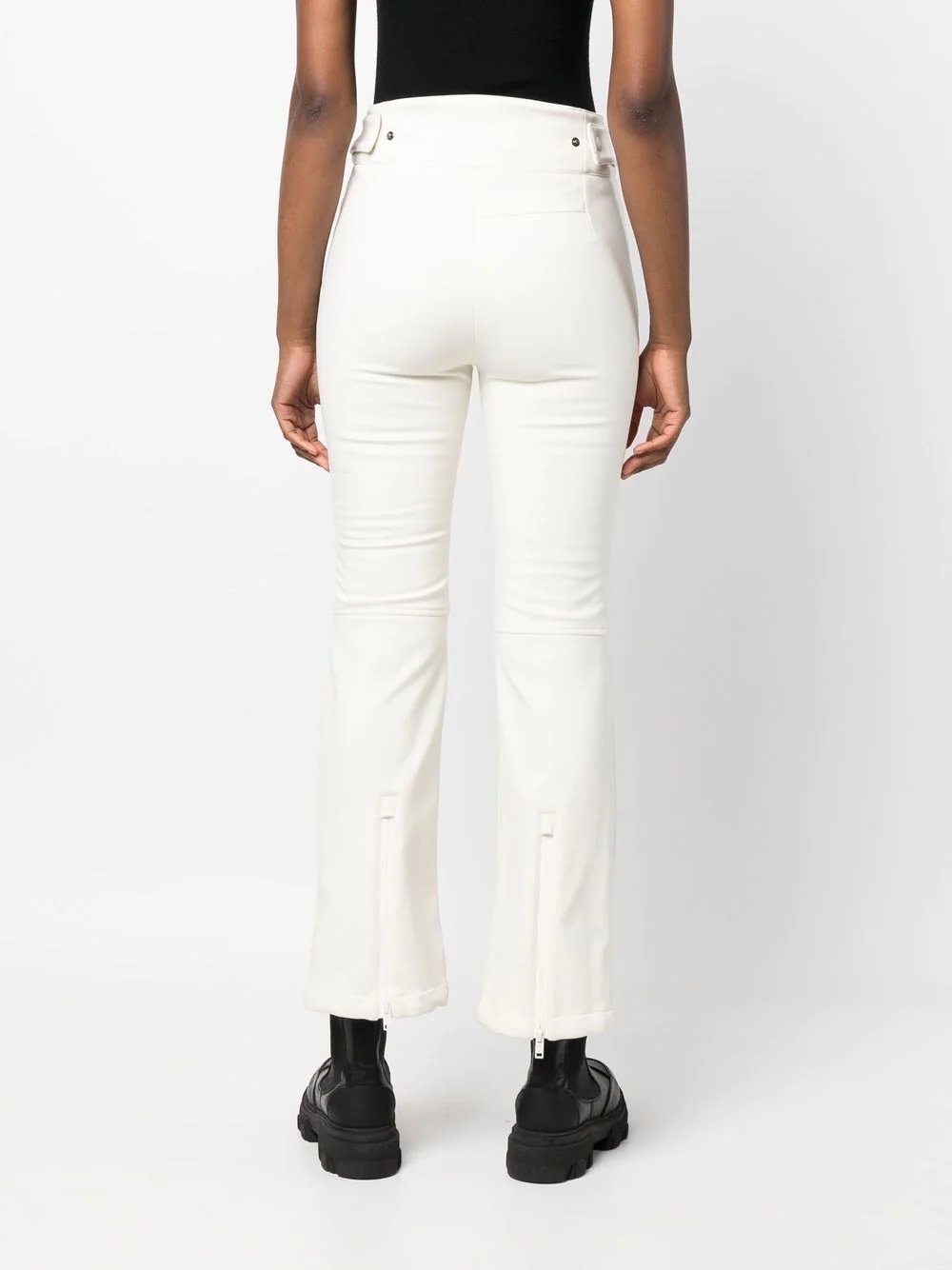 high-rise button-waisted trousers - 4