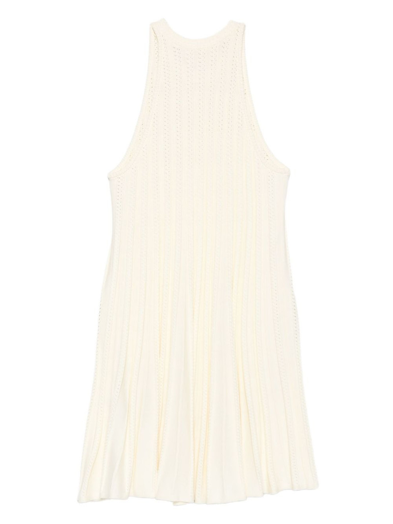 ba&sh Sinnta pleated eyelet dress outlook