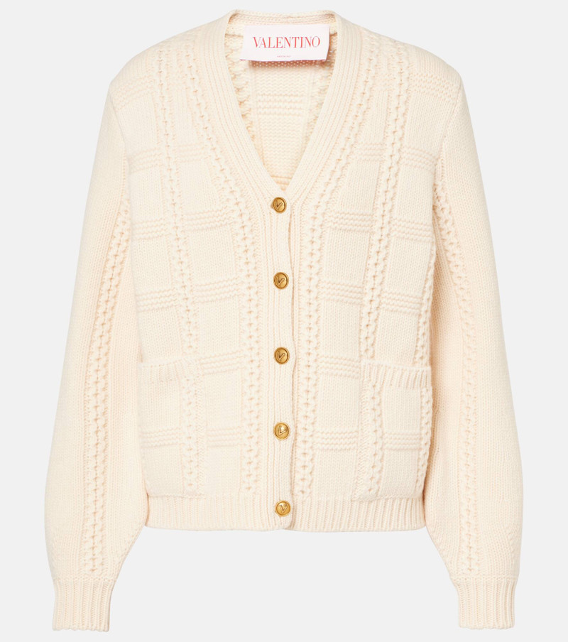 Virgin wool cardigan - 1