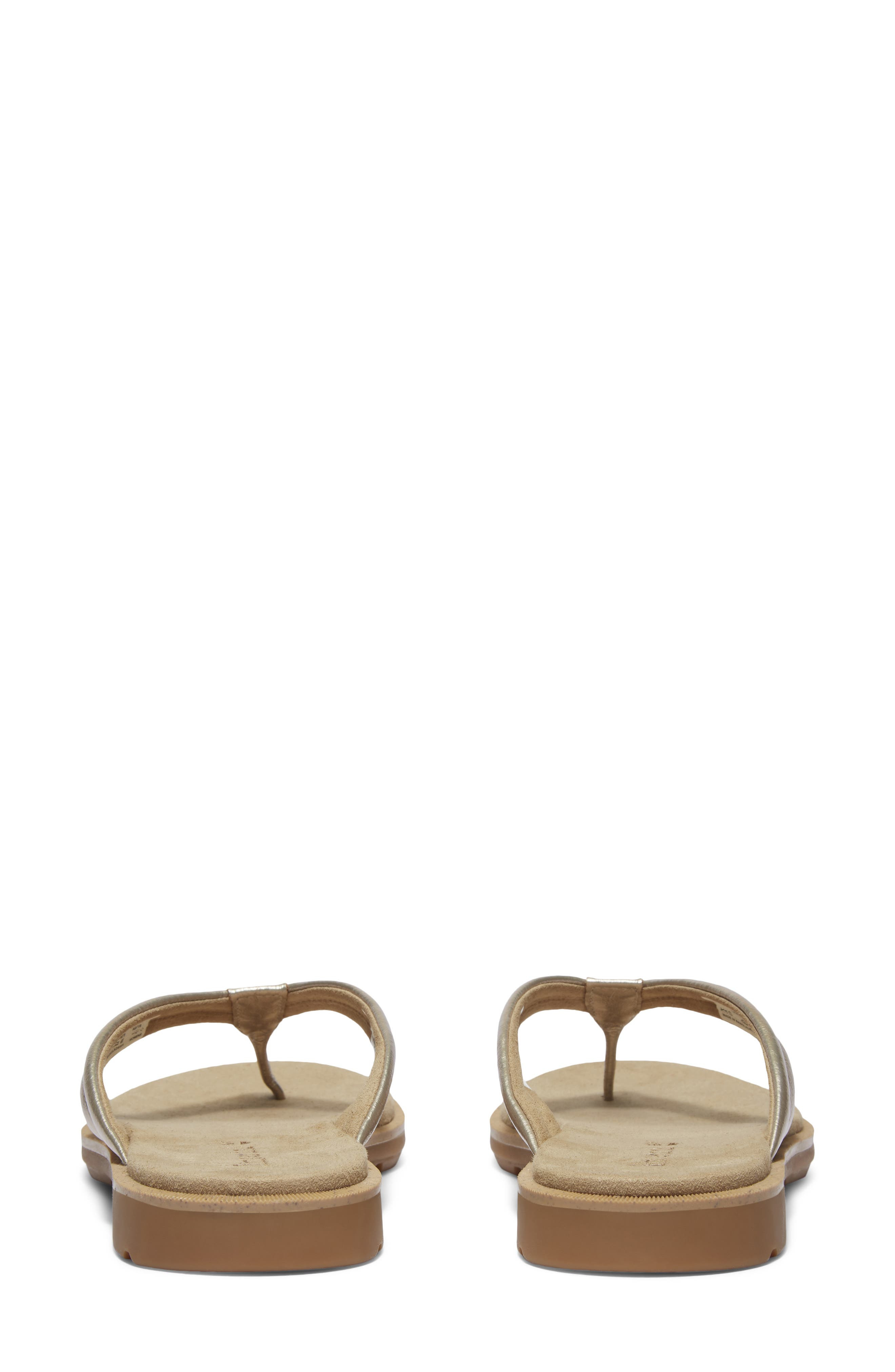 Timberland Calista Bay Flip Flop in Gold Metallic at Nordstrom - 2
