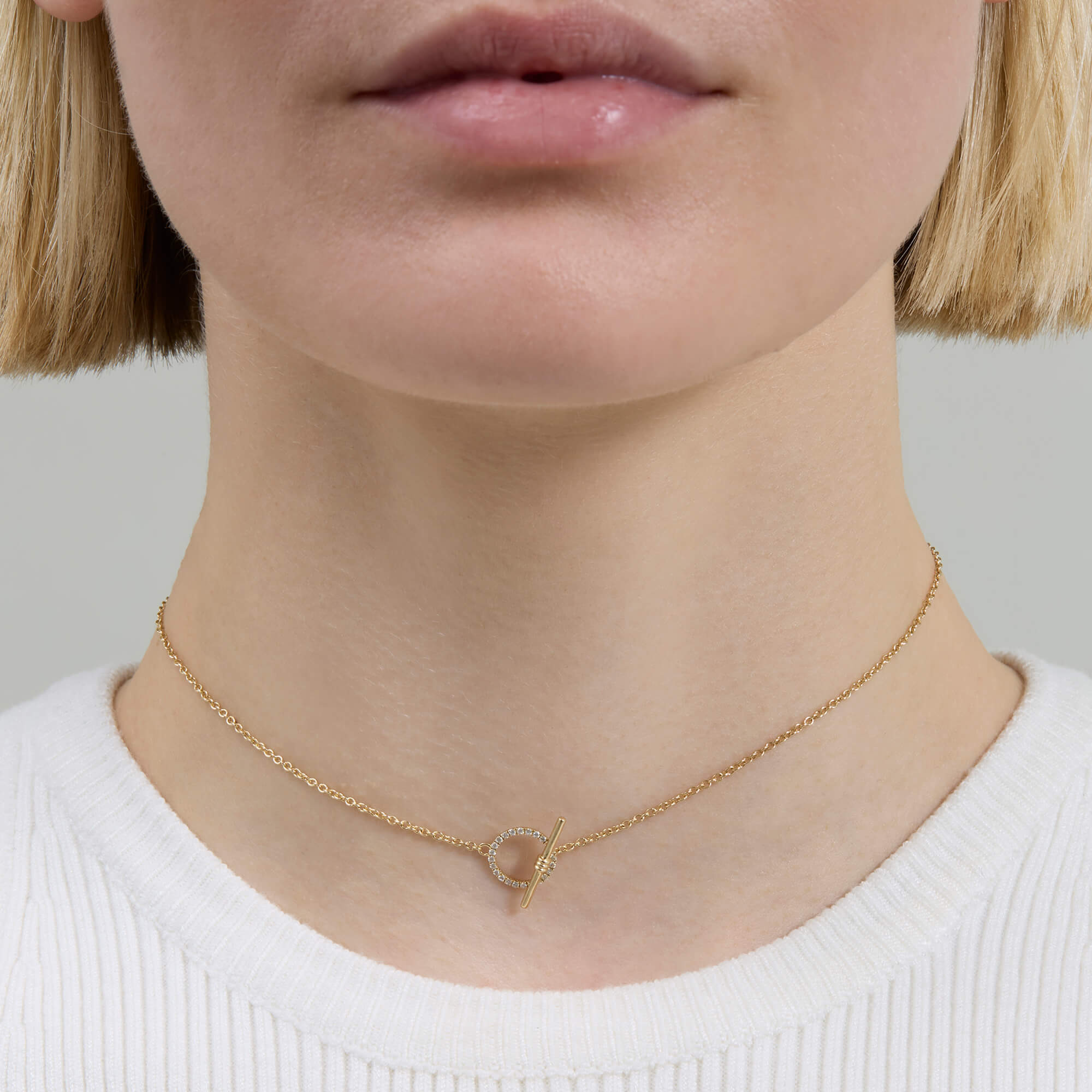 Diamond Toggle Link Choker - 2