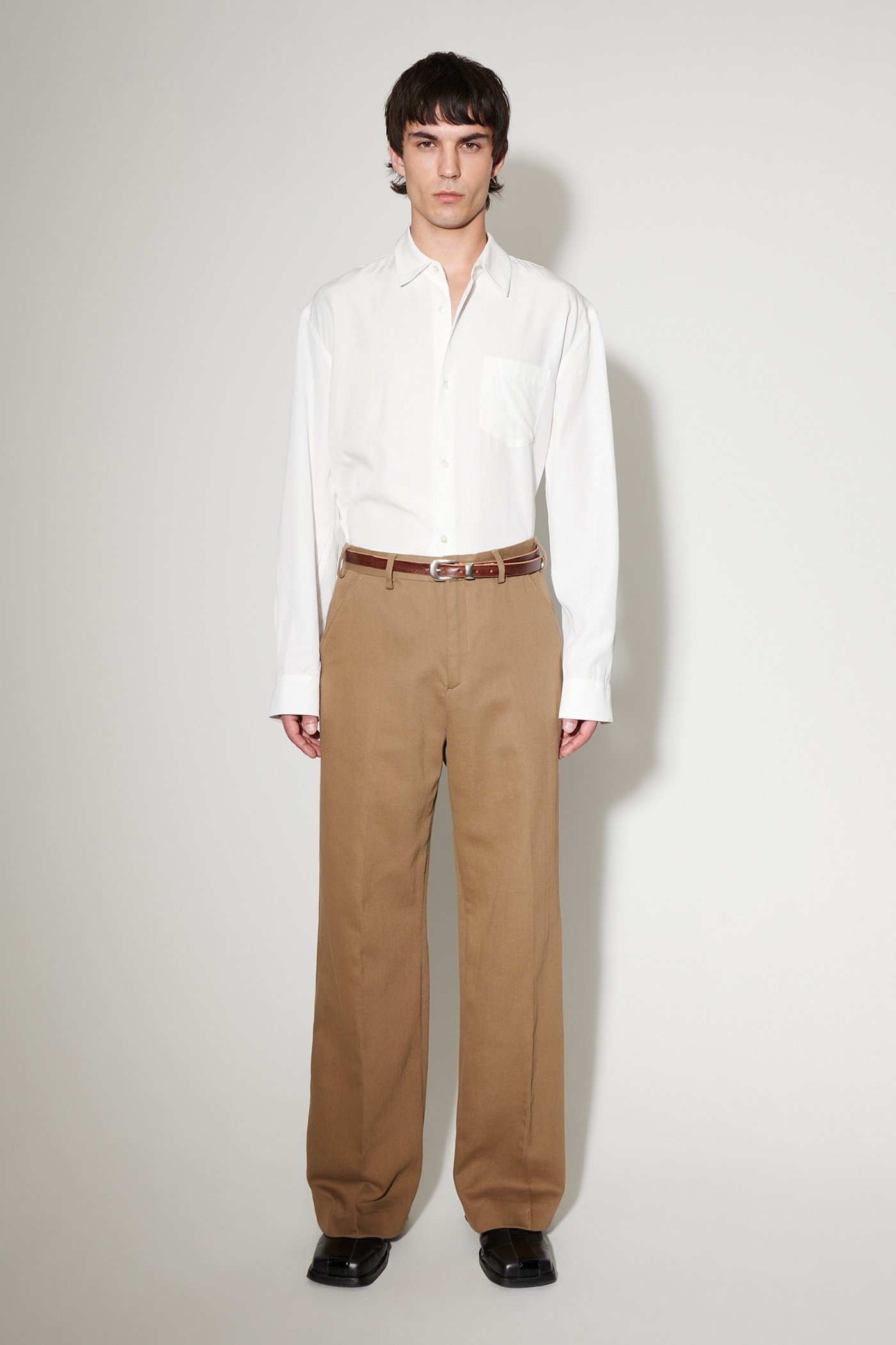 Sailor Trouser Olive Broken Sateen - 6
