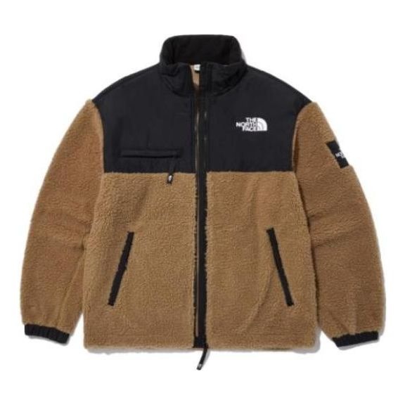 THE NORTH FACE Relaxed Overfit Fleece Jacket 'Brown' NJ4FN52L - 1