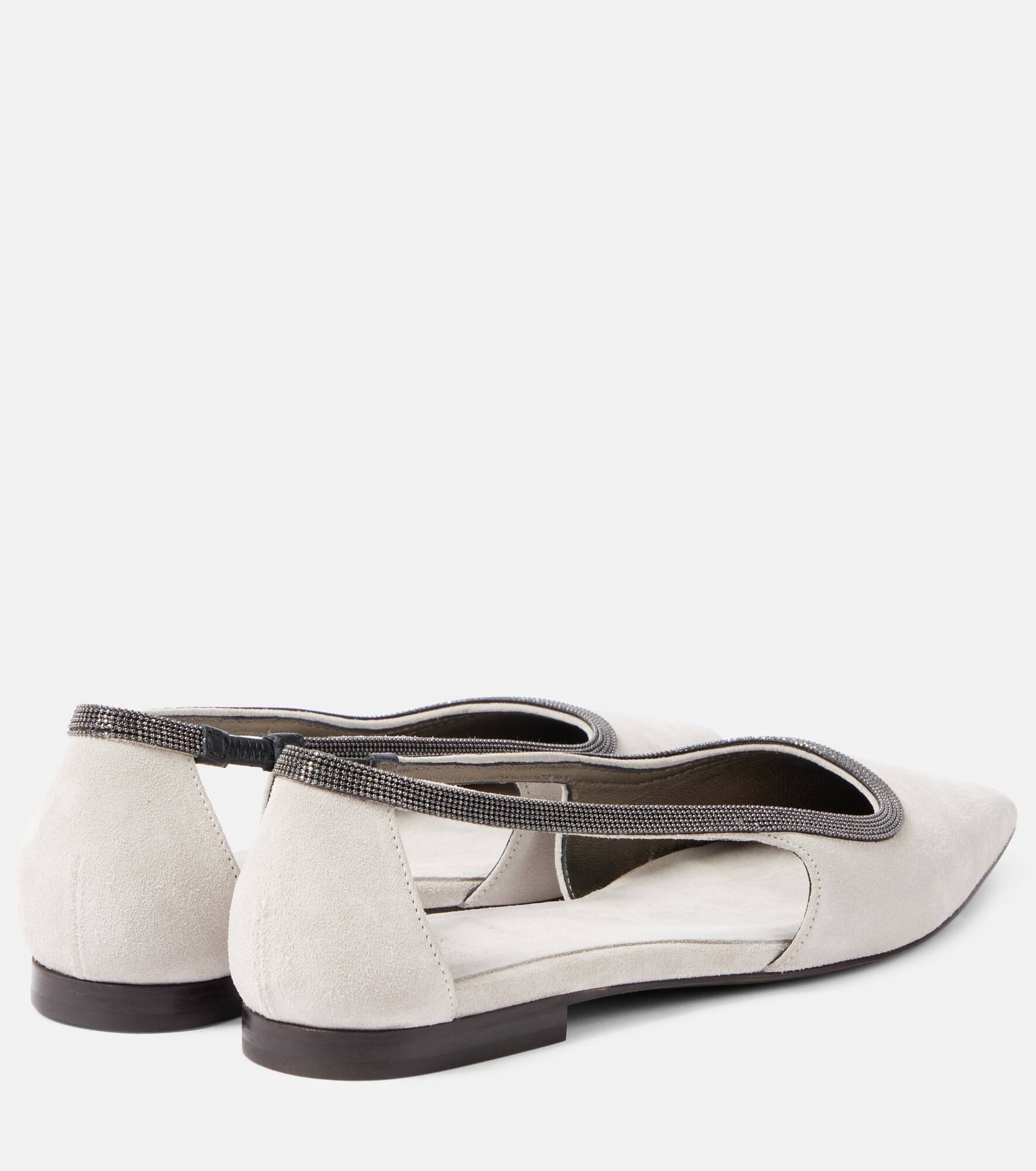 Suede ballet flats - 3