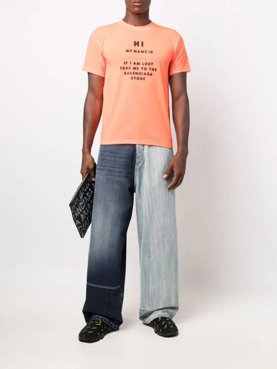 BALENCIAGA 50/50 wide-leg jeans outlook