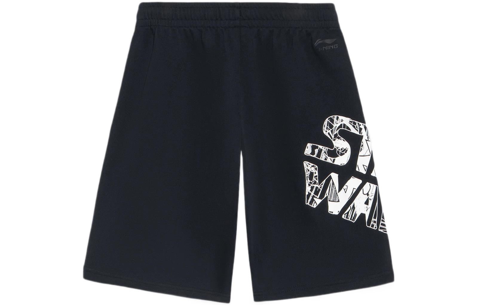Li-Ning x Star Wars Graphic Shorts 'Black' AKSS499-1 - 2