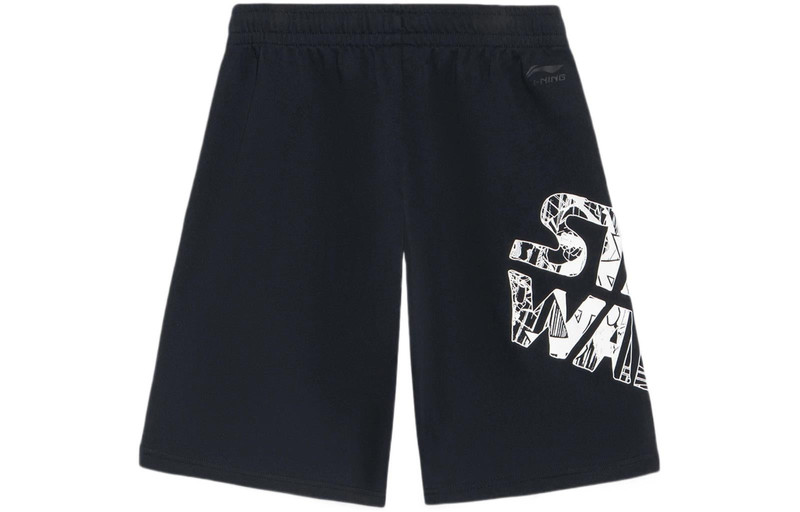 Li-Ning Li-Ning x Star Wars Graphic Shorts 'Black' AKSS499-1 outlook