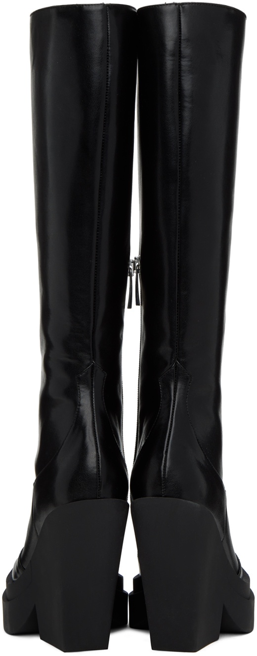【関税込み】GIABORGHINI ブラック Gia 14 ブーツ GIABORGHINI Black Gia 14 Boots | REVERSIBLE