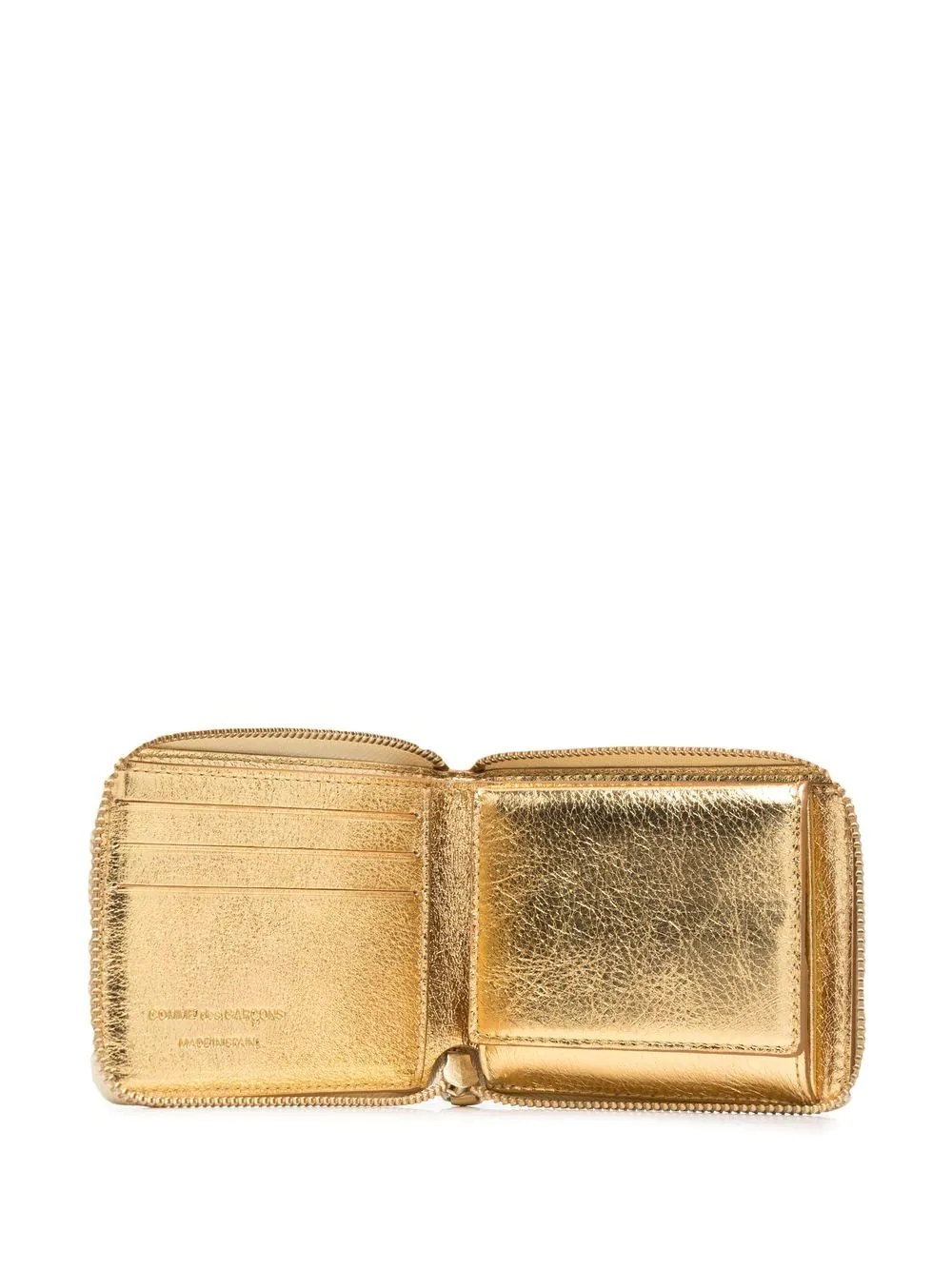 metallic-effect zipped wallet - 3