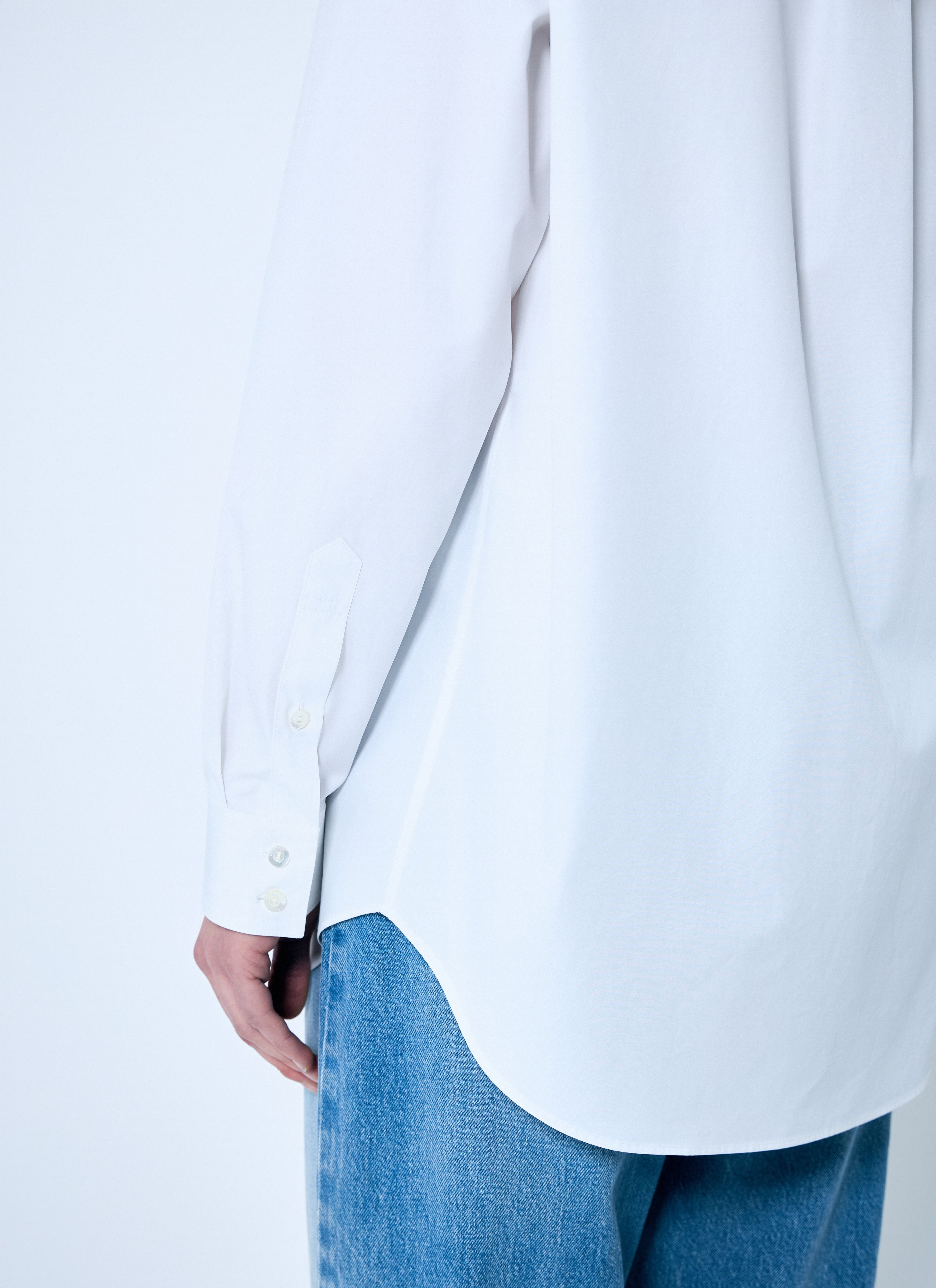 Gucci Women Heavy Cotton Poplin Shirt - 6