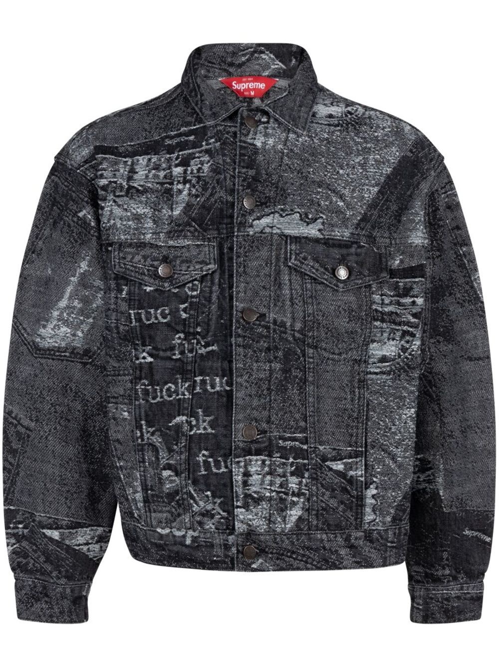 Archive denim trucker jacket - 1